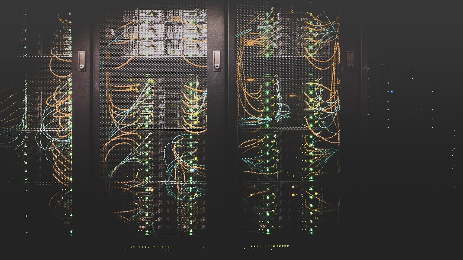 Network security concept showing shield protection and secure connections