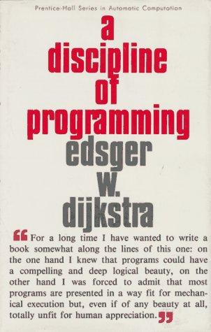 Cover of A Discipline of Programming