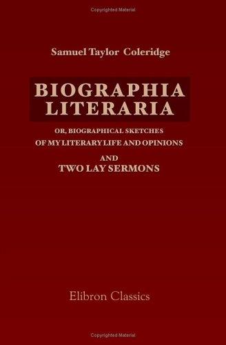 Cover of Biographia Literaria